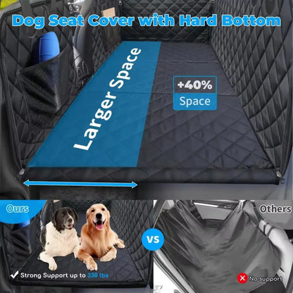 lUltimate Waterproof Dog Seat Cover – Scratch-Proof Hammock with Mesh Window & Anti-Slip Design