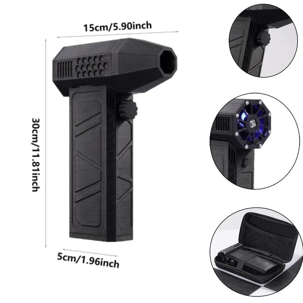 3rd Generation X3 Turbo Jet Fan – Handheld Brushless Motor, 110,000 RPM, 52m/s Wind Speed