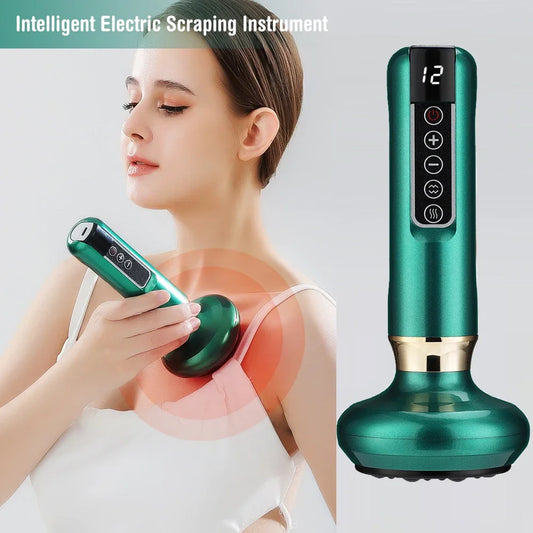 Rechargeable Electric Cupping Therapy Device – 12/6 Level Suction & Massage for Pain Relief & Muscle Recovery