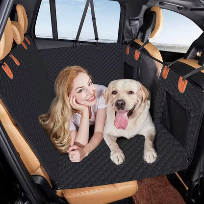 lUltimate Waterproof Dog Seat Cover – Scratch-Proof Hammock with Mesh Window & Anti-Slip Design
